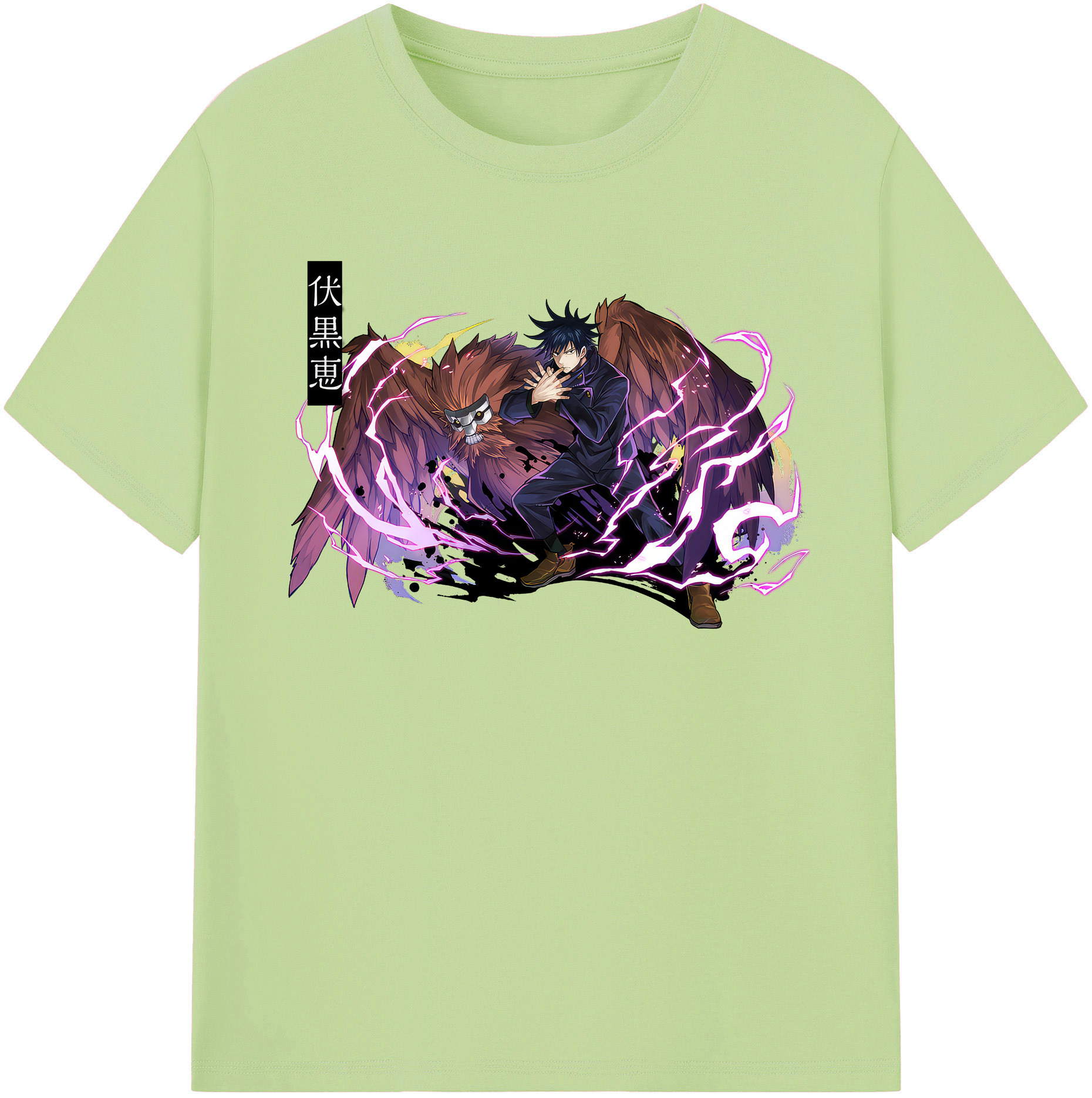 （画像用） 呪術廻戦 Jujutsu Kaisen 綿100％半袖Tシャツ（フロントプリント）